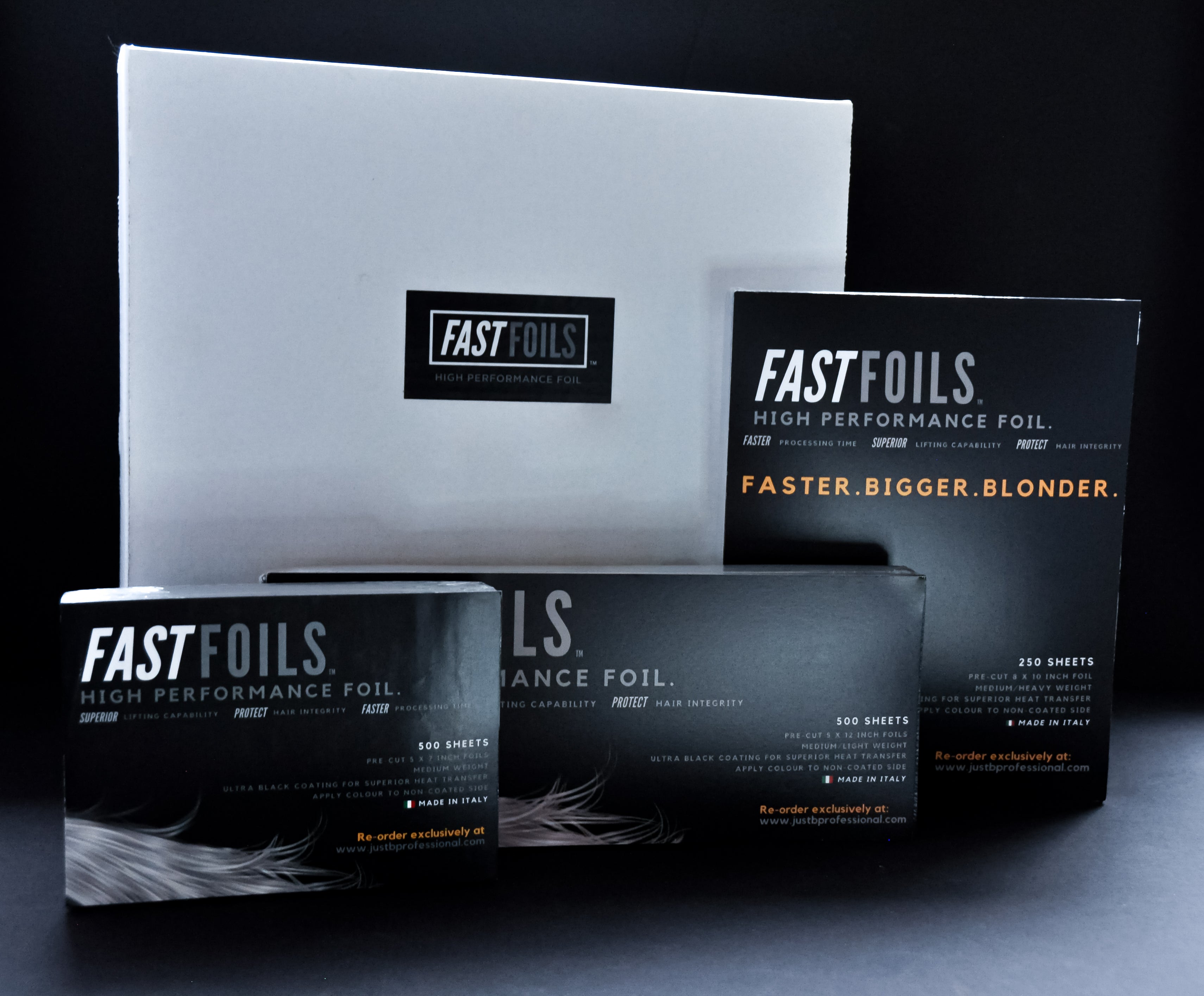 FASTFOILS 5 x 7 Inches Pre Cut Foils - Lightweight Hair Foils for  Highlighting - 500 Sheets